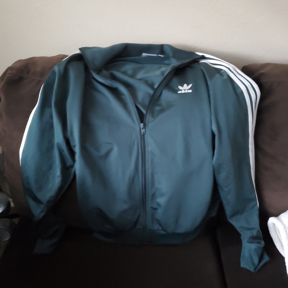 Dark green Adidas tracksuit